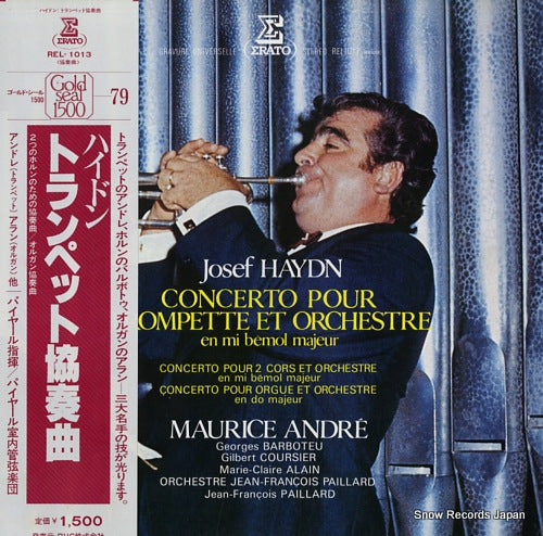 ANDRE, MAURICE josef haydn; concerto pour trompette et orchestre REL1013