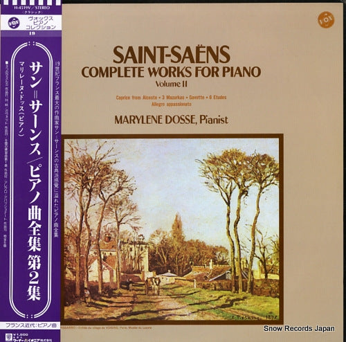 DOSSE, MARYLENE saint- saens; complete works for piano volume ii H-4519V