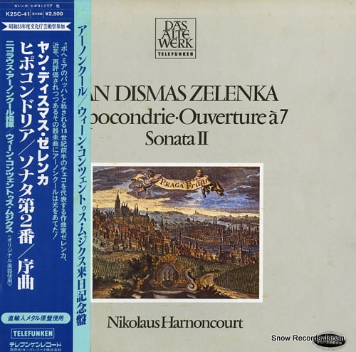 HARNONCOURT, NIKOLAUS zelenka; hipocondrie / ouverture a 7 / sonata ii K25C-41