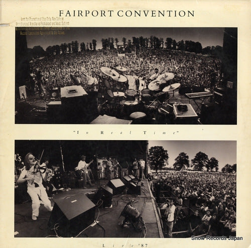 FAIRPORT CONVENTION in real time(live '87) 90678-1