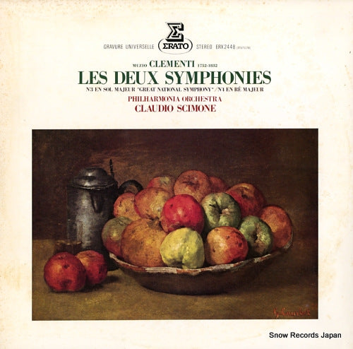 SCIMONE, CLAUDIO clementi; les deux symphonies ERX-2448