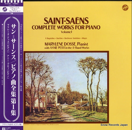 DOSSE, MARYLENE saint-saens; complete works for piano volume1 H-4518V