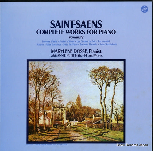 DOSSE, MARYLENE saint-saens; complete works for piano volumeiv H-4521V
