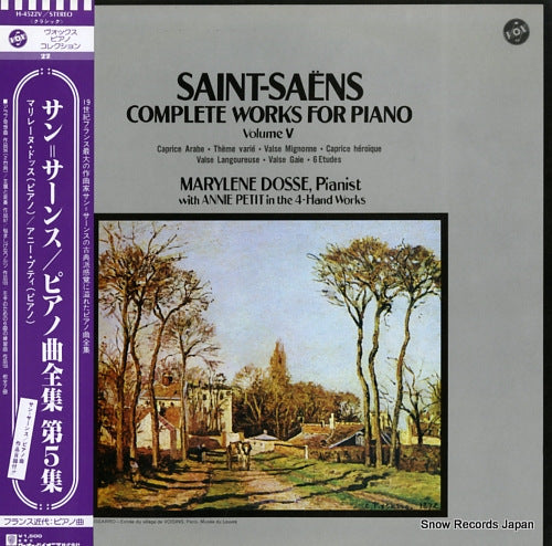 DOSSE, MARYLENE saint-saens; complete works for piano volume v H-4522V