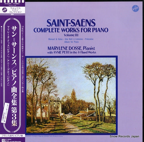 DOSSE, MARYLENE saint-saens; complete works for piano volume iii H-4520V