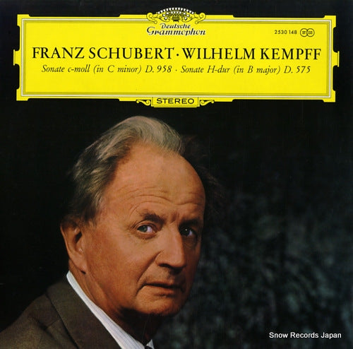KEMPFF, WILHELM schubert; sonate c-moll (in d minor) d.958 2530148