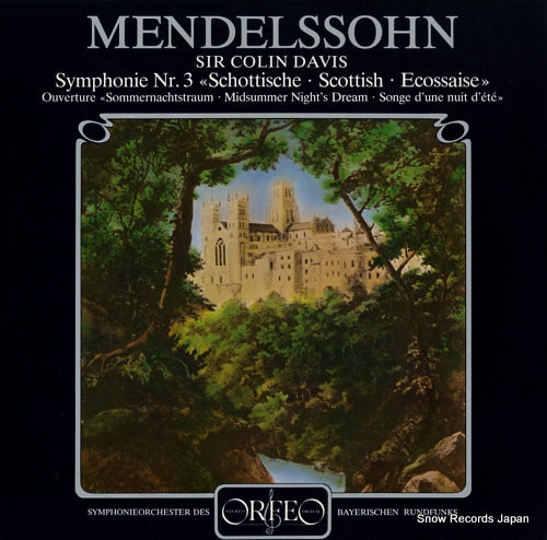 DAVIS, COLIN mendelssohn; symphonie nr.3 "scottish" S089841A