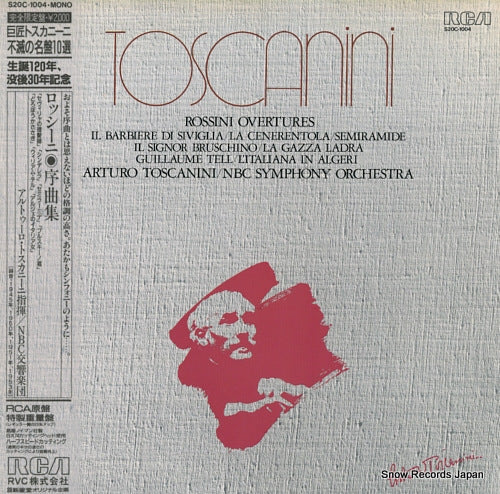 TOSCANINI, ARTURO rossini; overrtures S20C-1004
