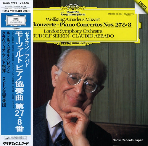 SERKIN, RUDOLF mozart; klavierkonzerte･piano concerto nos.27 & 8 28MG0774