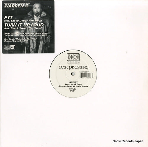 WARREN G pyt / turn it up loud SIMP12017