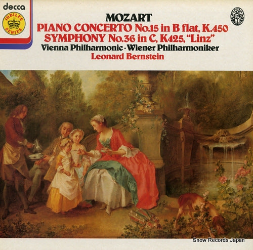 BERNSTEIN, LEONARD mozart; piano concerto no.15 in g flat, k.450 JB95