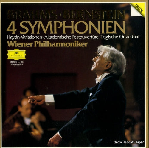BERNSTEIN, LEONARD brahms; 4 ymphonien 90MG0635/8