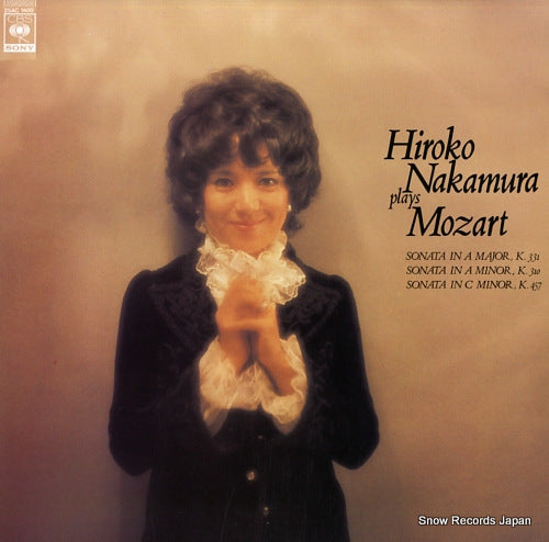 NAKAMURA, HIROKO plays mozart / mozart album 25AC1400