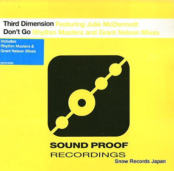 THIRD DIMENSION don't go MCST40082
