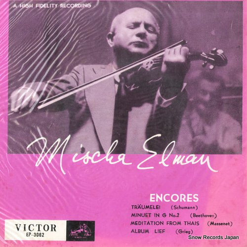 ELMAN, MISCHA encores EP-3062
