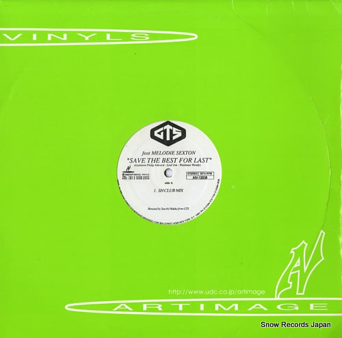 GTS save the best for life / shine my life remix AIV-12038