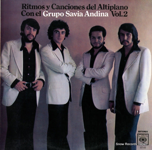 ANDINA, SAVIA ritmo y canciones del altiplano con el grupo savia andina vol.2 20185