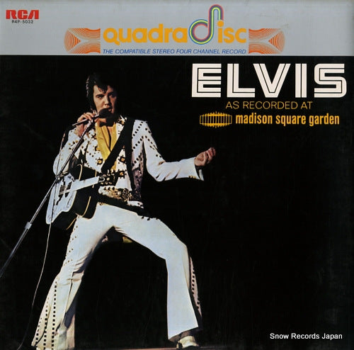 PRESLEY, ELVIS elvis as recorded at madison square garden R4P-5032