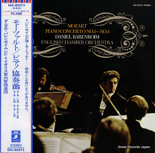 BARENBOIM, DANIEL mozart; piano concerto no.1-no.4 EAC-80273