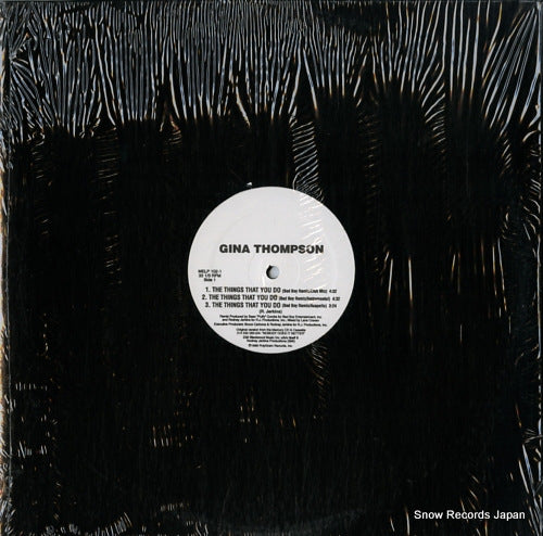 THOMPSON, GINA the things that you do MELP102-1