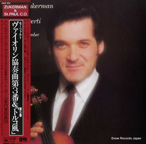 ZUKERMAN, PINCHAS mozart; violin concerti nos.3 & 5 28AC1631
