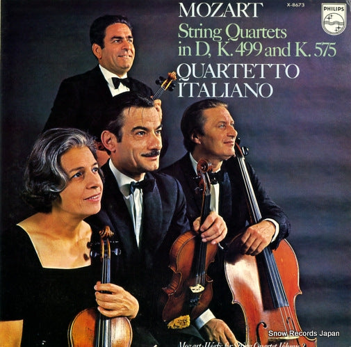 QUARTETTO ITALIANO mozart; string quartets in d, k.499 and k.575 X-8673