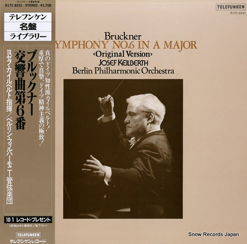 KEILBERTH, JOSEPH bruckner; symphony no.6 in a major "original version" K17C-8331