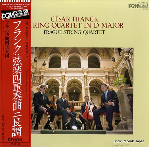 PRAGUE STRING QUARTET franck; string quartet in d major OF-7020-ND