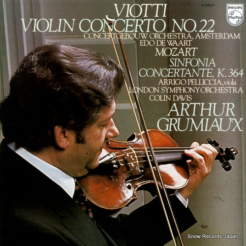 GRUMIAUX, ARHEUR viotti; violin concerto no.22 X-8663