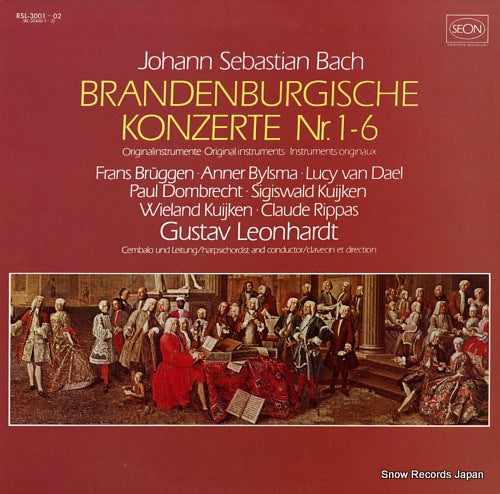 LEONHARDT, GUSTAV bach; brandenburgische konzerte nr.1-6 RSL-3001-02