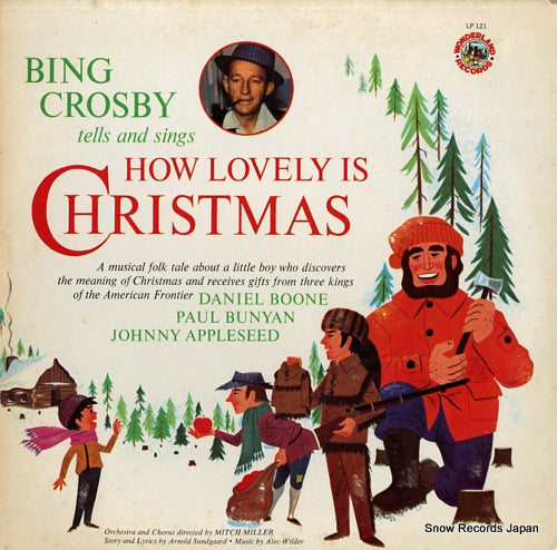 CROSBY, BING bing crosby tells and sings how lovely is christmas LP121