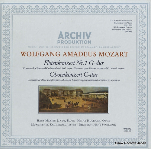 STADLMAIR, HANS mozart; flotenkonzert nr.1 / oboekonzert c-dur 198342