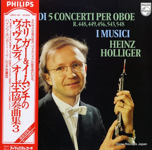 I MUSICI / HOLLIGER, HEINZ vivaldi; 5 concerti per oboe 25PC-20