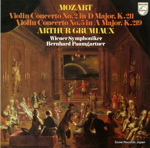 GRUMIAUX, ARHEUR mozart; violin concerto no.2 and no.5 13PC-248(M)