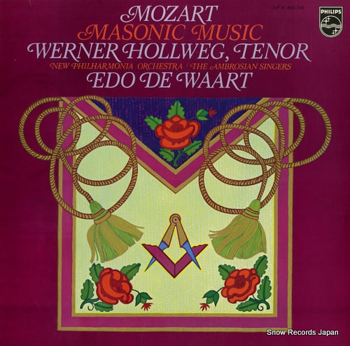 WAART, EDO DE mozart; masonic music SFX-8636