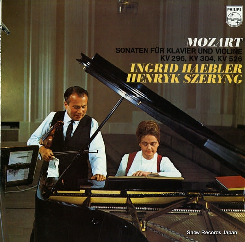 HAEBLER, INGRID / HENRYK SZERYNG mozart; sonaten fur klavier und violine kv296, kv304, kv526 6500053