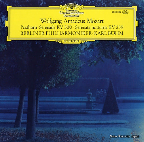 BOHM, KARL mozart; posthorn-serenade kv320 / serenata notturna kv239 2530082