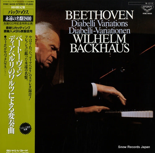 BACKHAUS, WILHELM beethoven; diabelli variations K18C9459