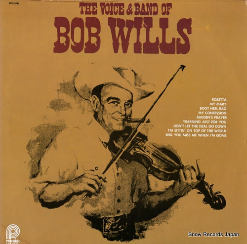 WILLS, BOB the voice & band of bob wills SPC-3592