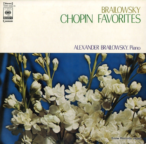 BRAILOWSKY, ALEXANDER chopin favorites SONW20069-70