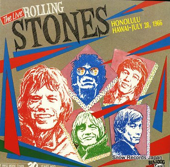 ROLLING STONES, THE recorded live at honolulu BGLP009