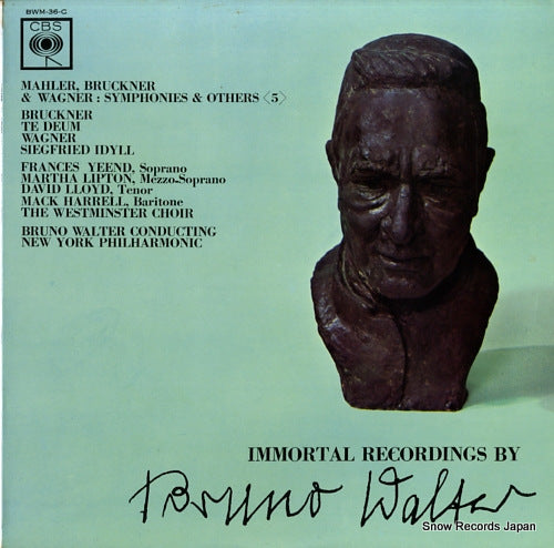 WALTER, BRUNO bruckner; te deum BWM-36-C