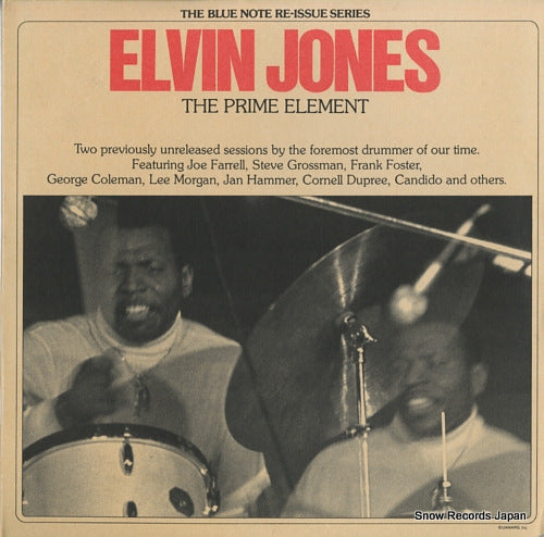 JONES, ELVIN the prime element BN-LA506-H2