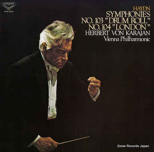 KARAJAN, HERBERT VON haydn; symphonies no.103 "drum roll" and no.104 "london" K15C8032