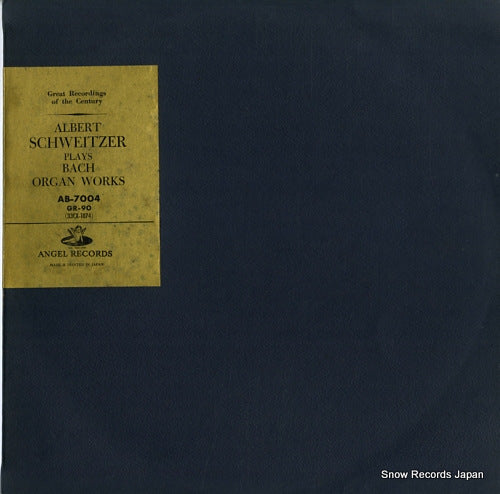 SCHWEITZER, ALBERT bach; organ works AB-7004