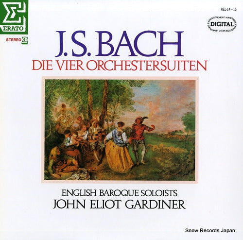 GARDINER, JOHN ELIOT bach; die vier orchestersuitern REL-14-15