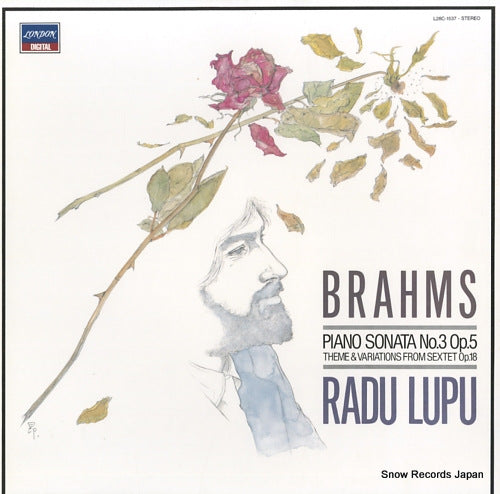 LUPU, RADU brahms; piano sonata no.3 op.5 / theme & variations from sextet op.18 L28C-1537