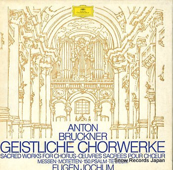 JOCHUM, EUGEN bruckner; geistliche chorwerke 2720054