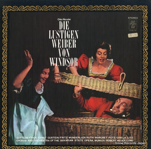HEGER, ROBERT nicolai; die lustigen weiber von windsor (complate) AA-9608-9