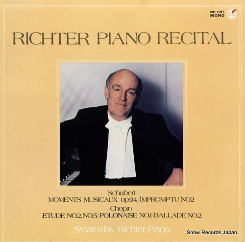 RICHTER, SVIATOSLAV piano recital MK-1067